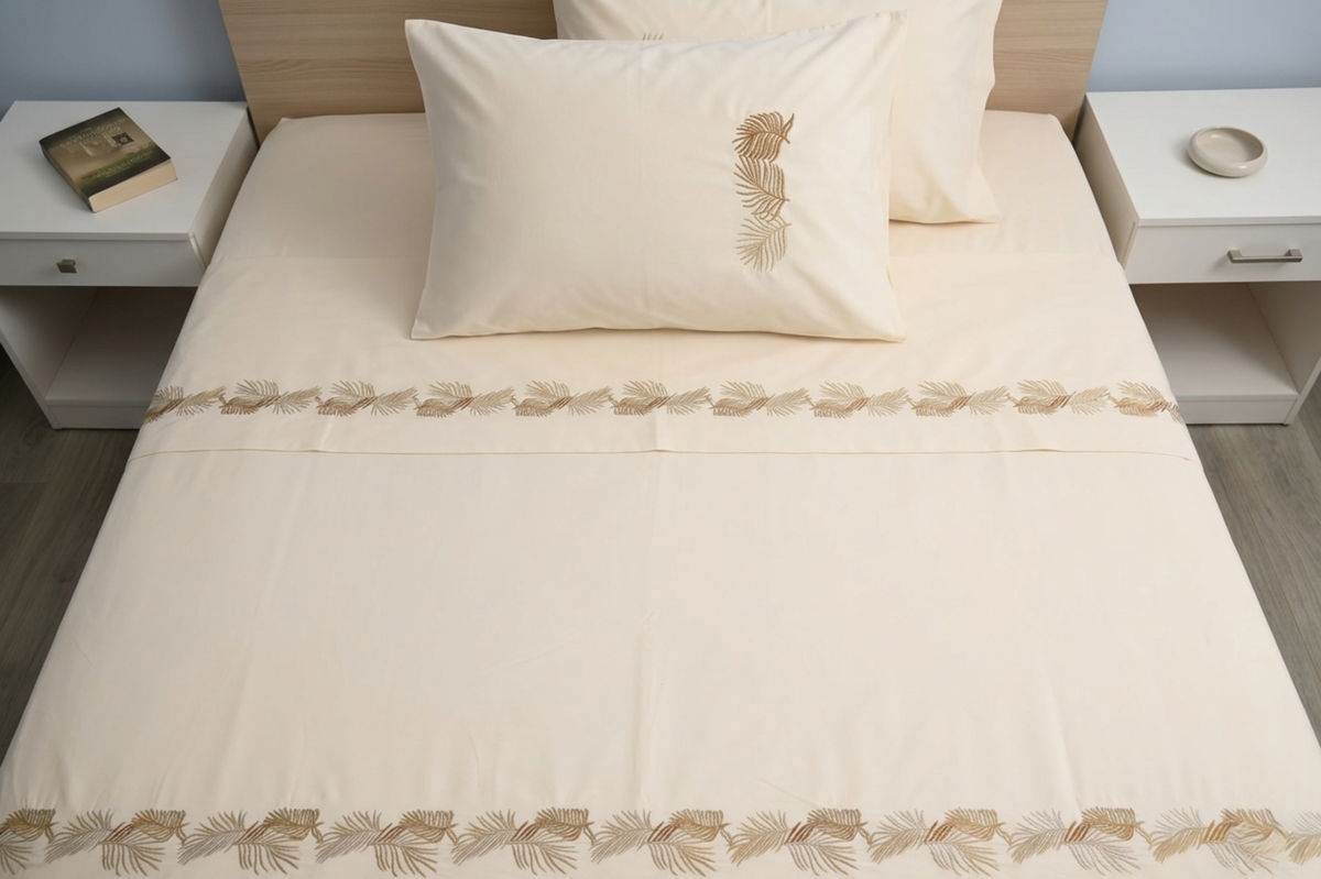 London Embroidered Duvet Cover Set