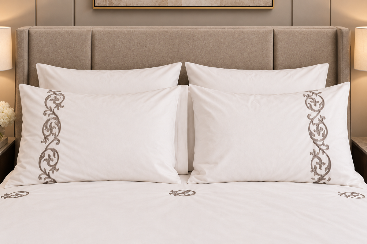 Eissa - Duvet Cover set 6 pieces - Giza premium 100% Egyptian cotton