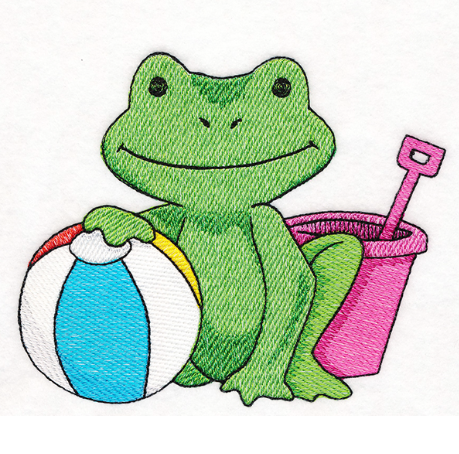 Froggy Beach Kids Towel