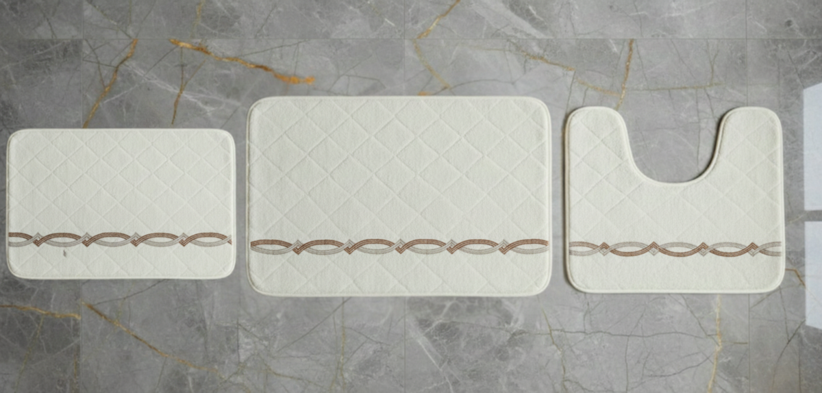Hamis Bathmats Terry Towel - 3 Pieces
