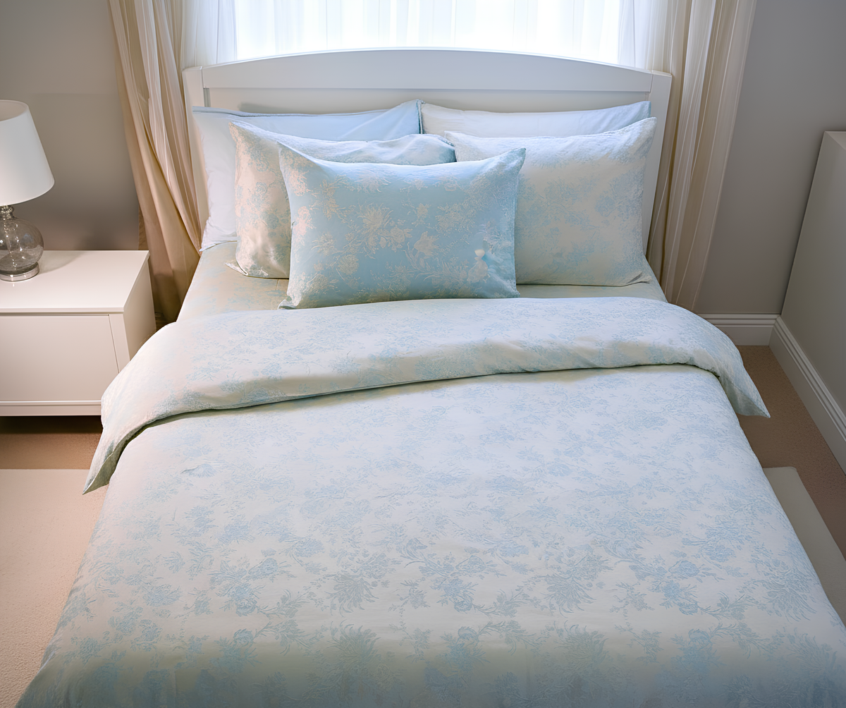 Blue Jacquard