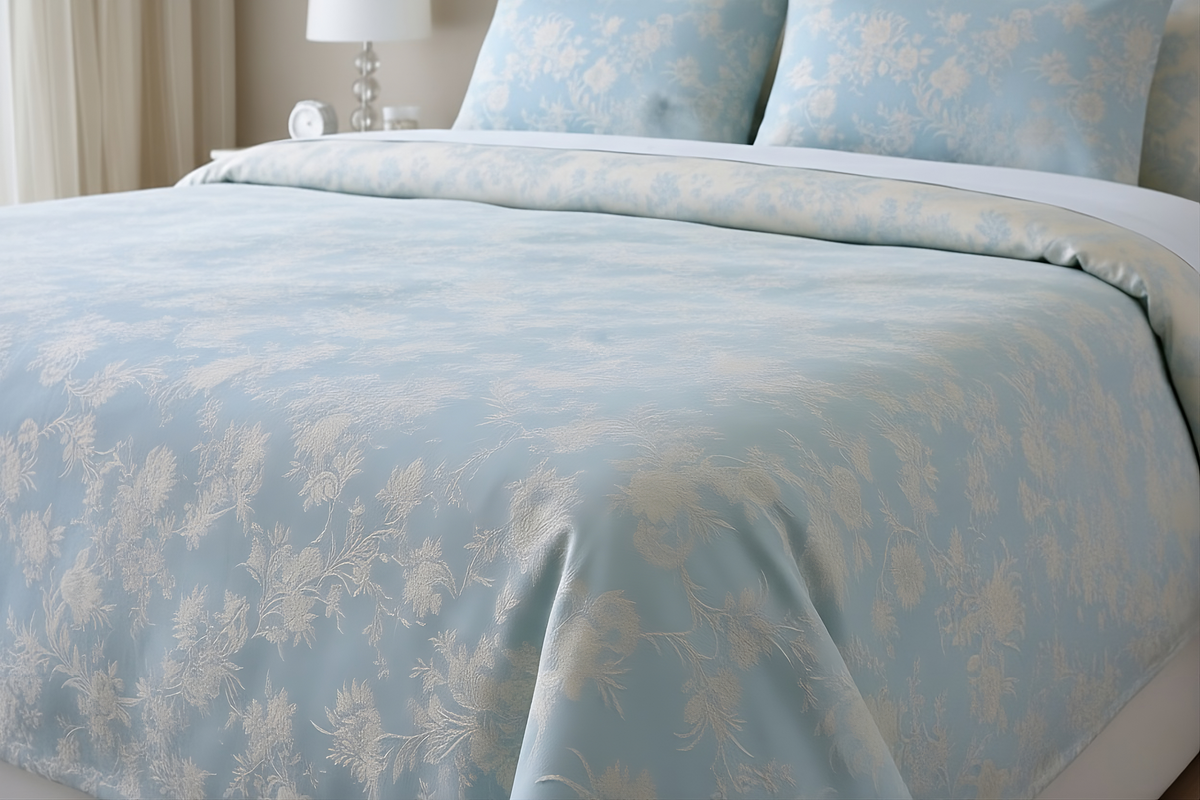 Blue Jacquard