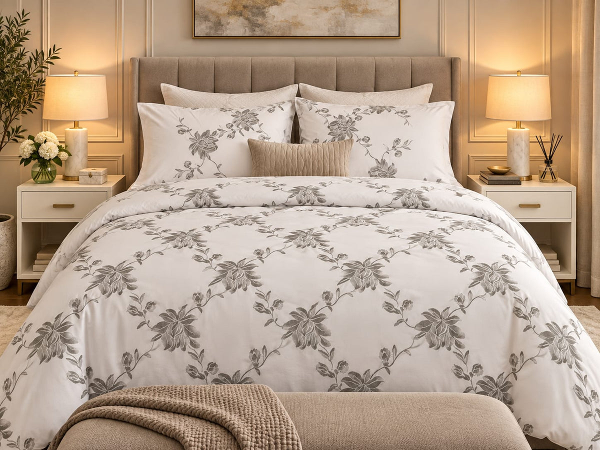 Mardi - Duvet Cover set 6 pieces - premium Giza 100%Egyptian Cotton