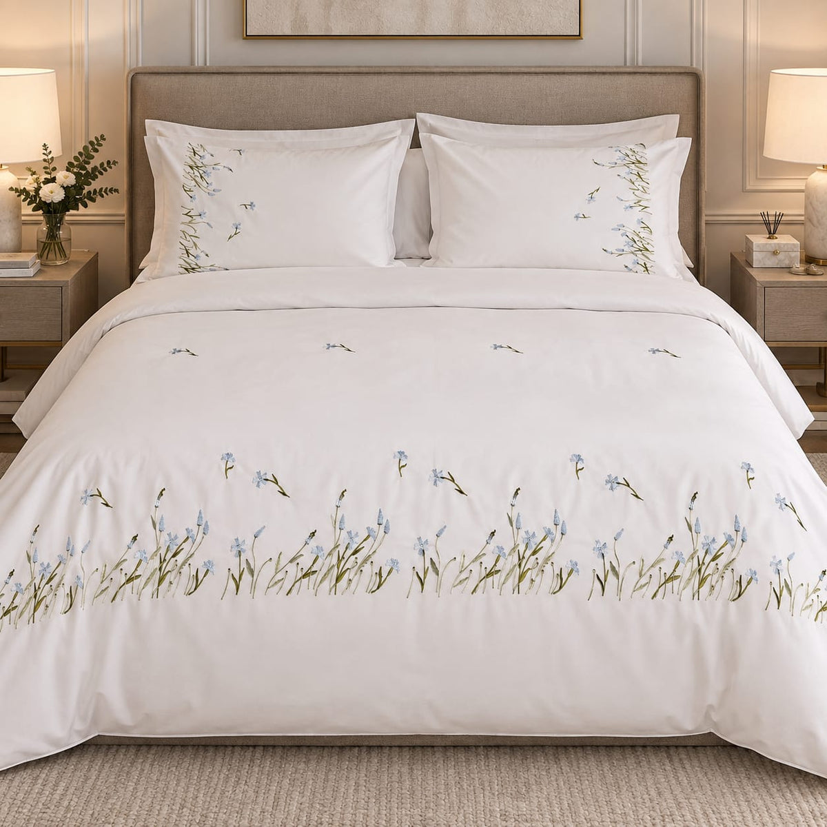 Bola Duvet set 6 Pieces - Premium 100% Pure Egyptian Cotton