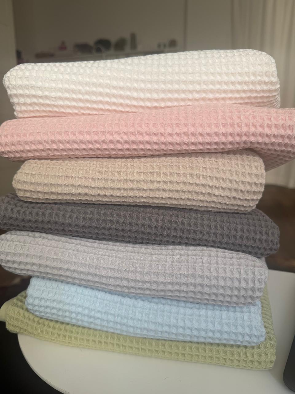 Waffle coverlet