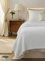 Waffle coverlet