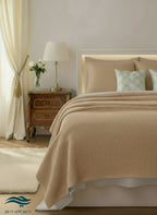 Waffle coverlet