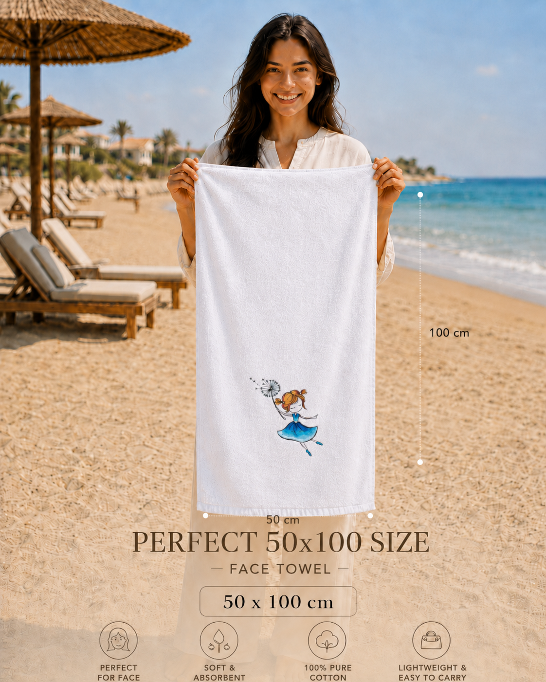 Dandelion Dream Kids Towel