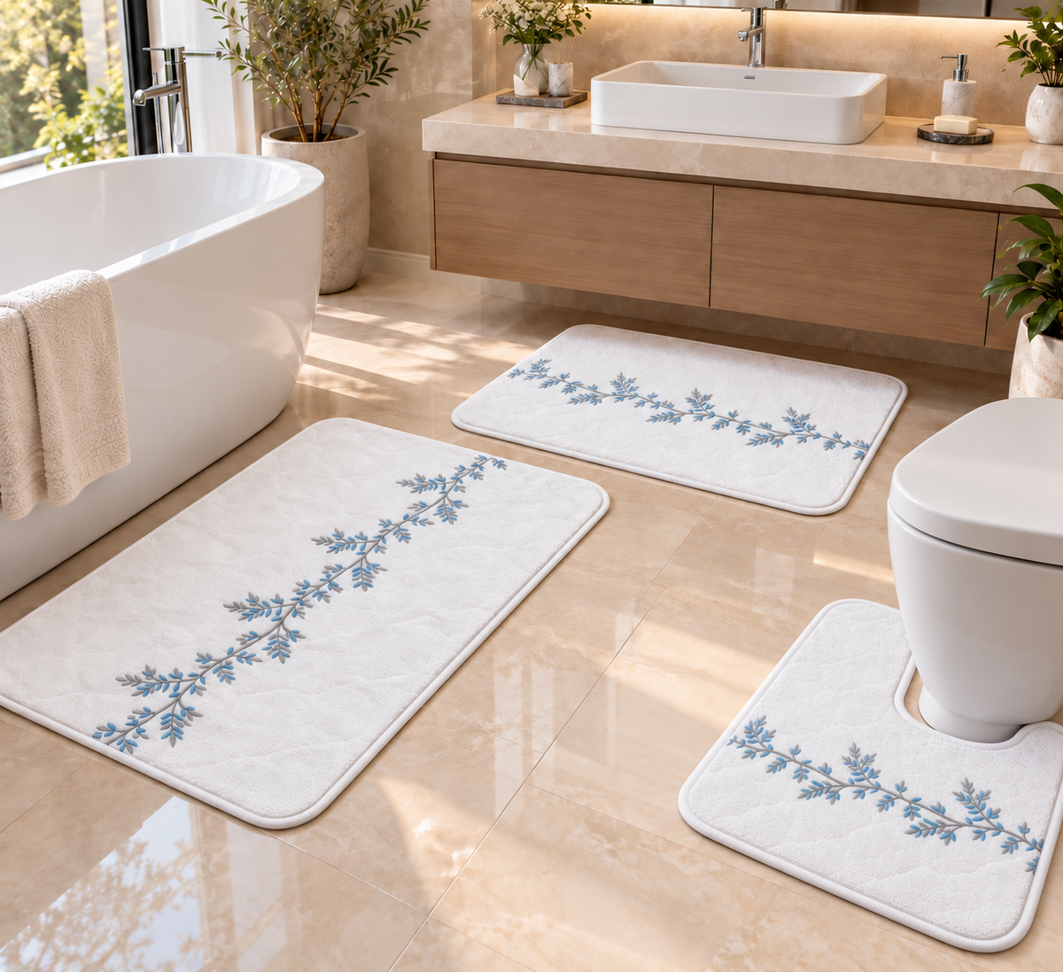 KAYLA- Bathmat set 3 pieces