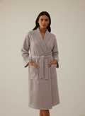 Silver - Bath/Home Waffle Robe – grey | Hareer x Hareer