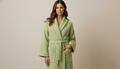 Cafe Bath/Home Waffle Robe – green | Hareer x Hareer