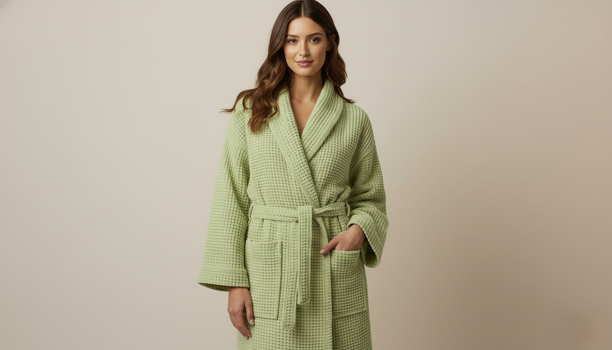 Apple Green - Bath/Home Waffle Robe