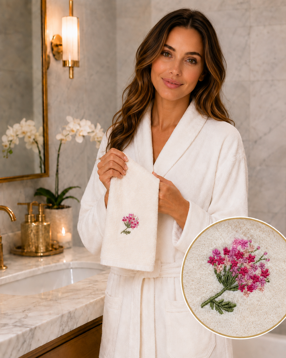 Sherry Blush Garden Towel Set 5 Pieces – product image 2 | Hareer x Hareer